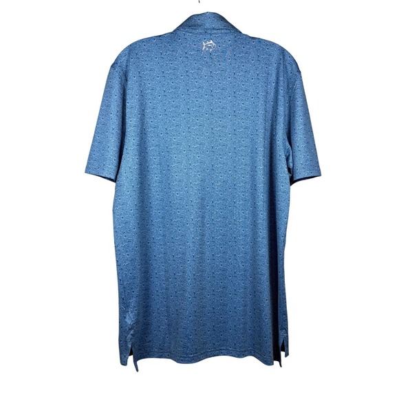 NWT Southern Tide Driver Let's go Clubbin Performance Polo, Golf Lover Print, M - Picture 5 of 11